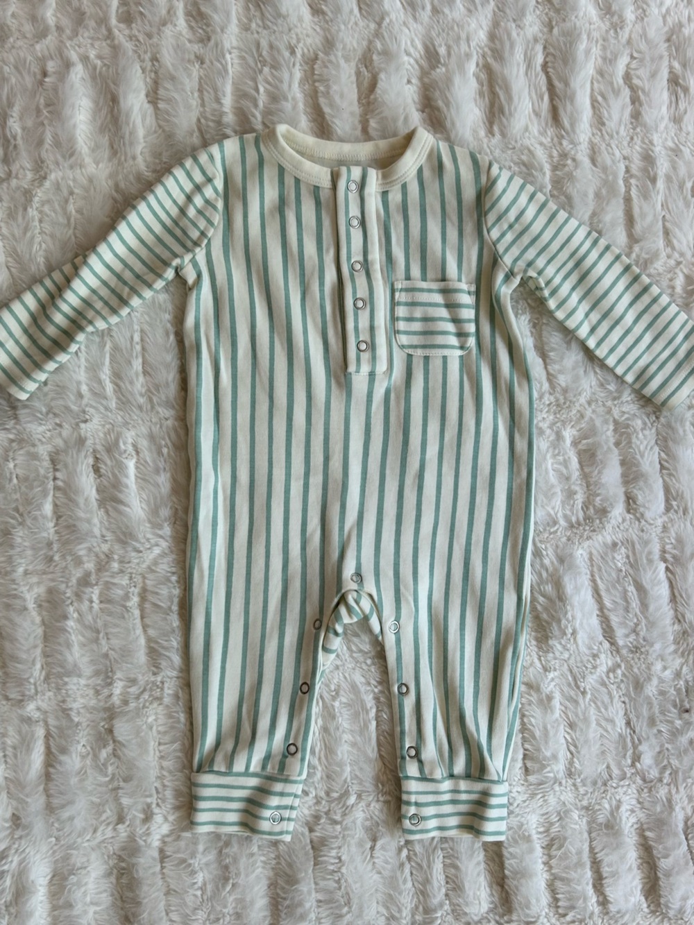 New Pehr Blue Stripe Romper